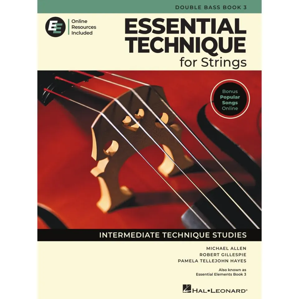 Hal Leonard Essential Elements Bass Schule Buch 3