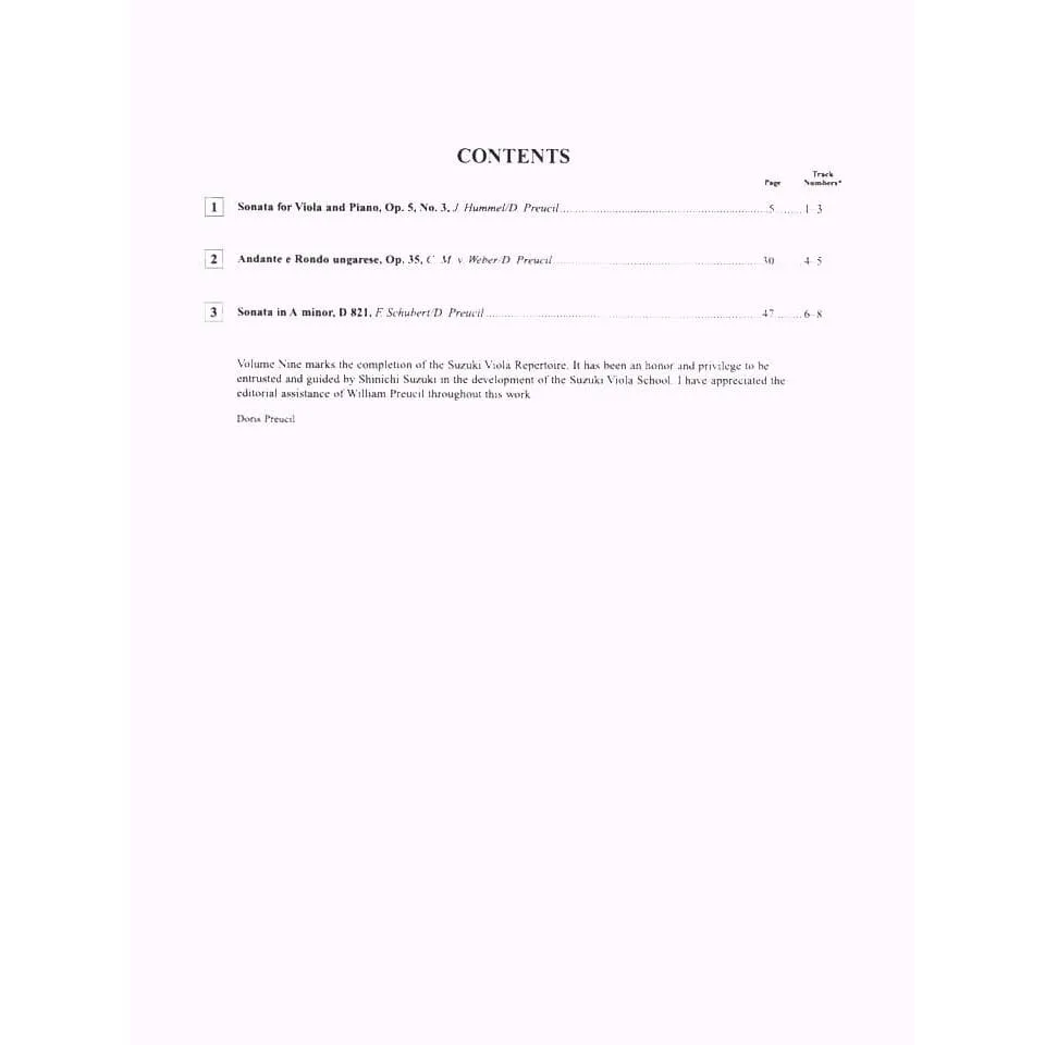 Suzuki Viola School Volume 9 Klavierbegleitung Noten