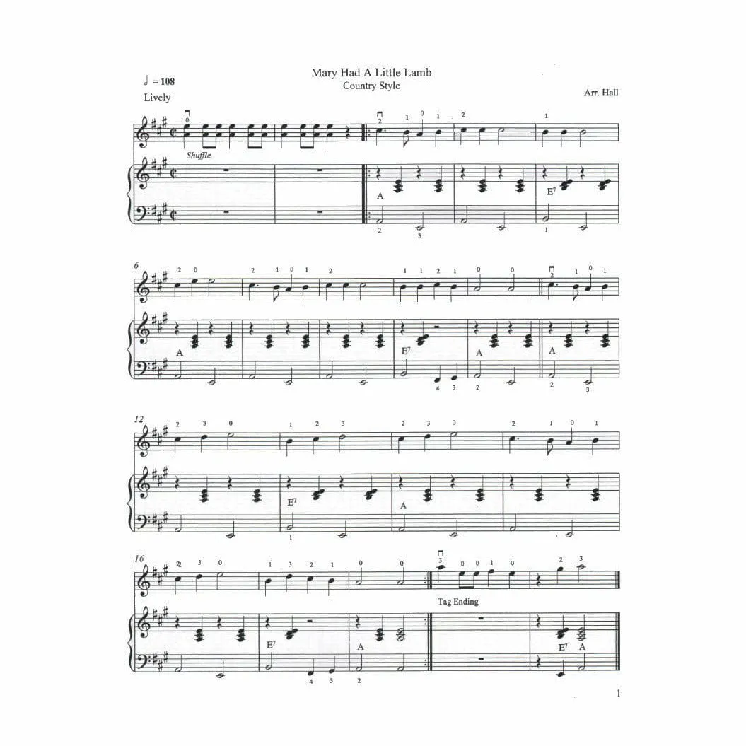 Hall Fairfield Fiddle Farm Book 1 Violinnoten Anfänger