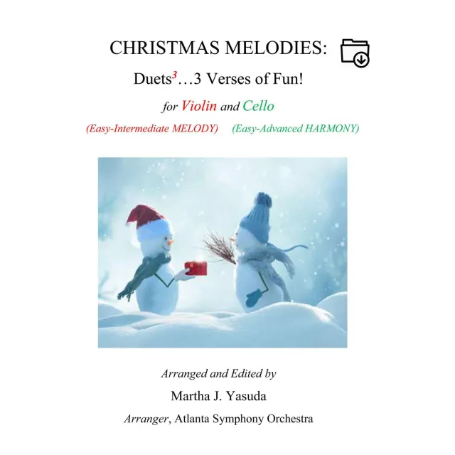 Shar Music Yasuda Christmas Melodies Violine Cello Download 3-fach