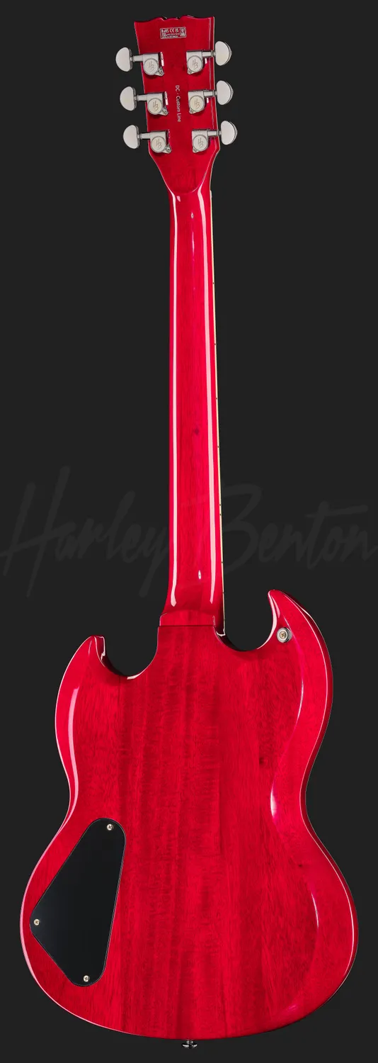 Harley Benton Vintage DC-Custom II Cherry E-Gitarre Humbucker
