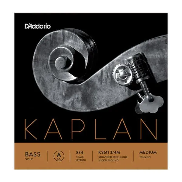 Kaplan Solo Kontrabass A-Saite 3/4 medium Nickel