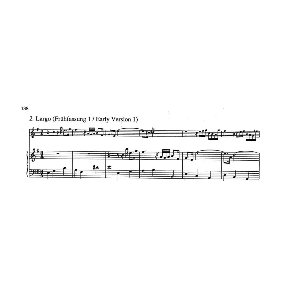 Bärenreiter Bach Sechs Sonaten BWV 1014-1019 Noten Violine Klavier Urtext