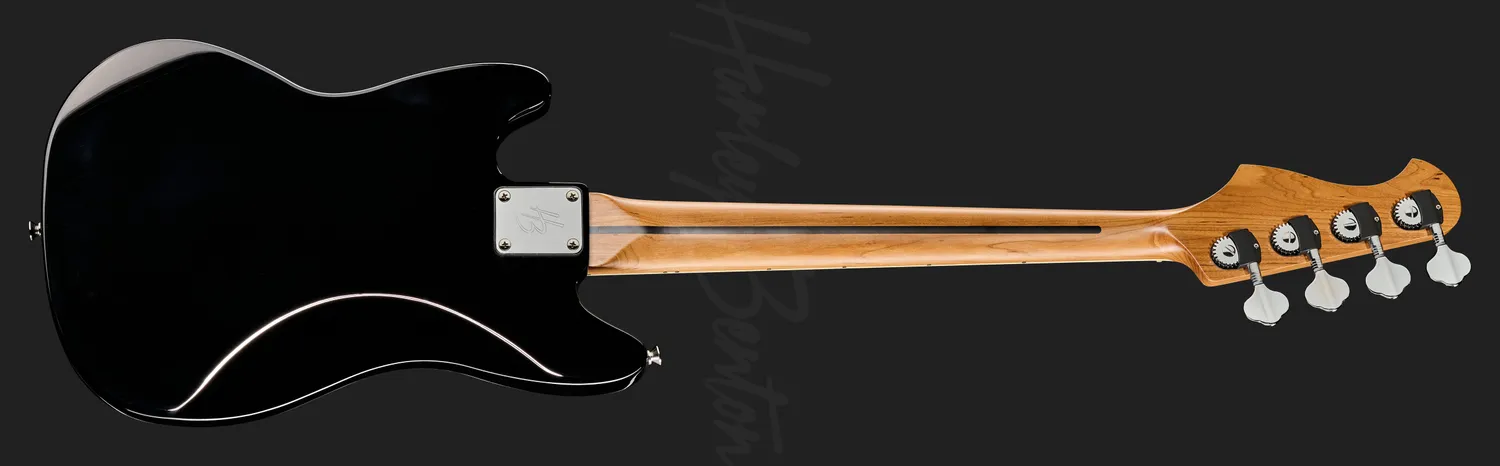 Harley Benton MV-4MSB Shortscale E-Bass Schwarz 76cm