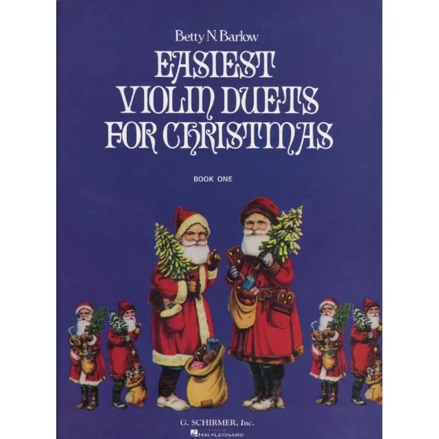 Schirmer Barlow Easiest Violin Duets Christmas 1 Noten Violine