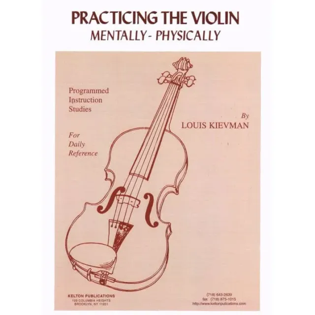 Kievman Practicing Violin Mentally Physically Lehrbuch