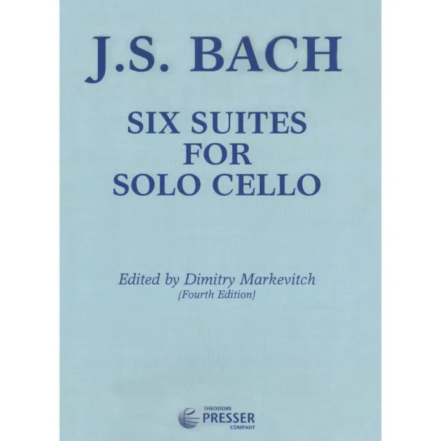 Shar Music Bach 6 Cello-Suiten BWV 1007 Noten Markevitch solo