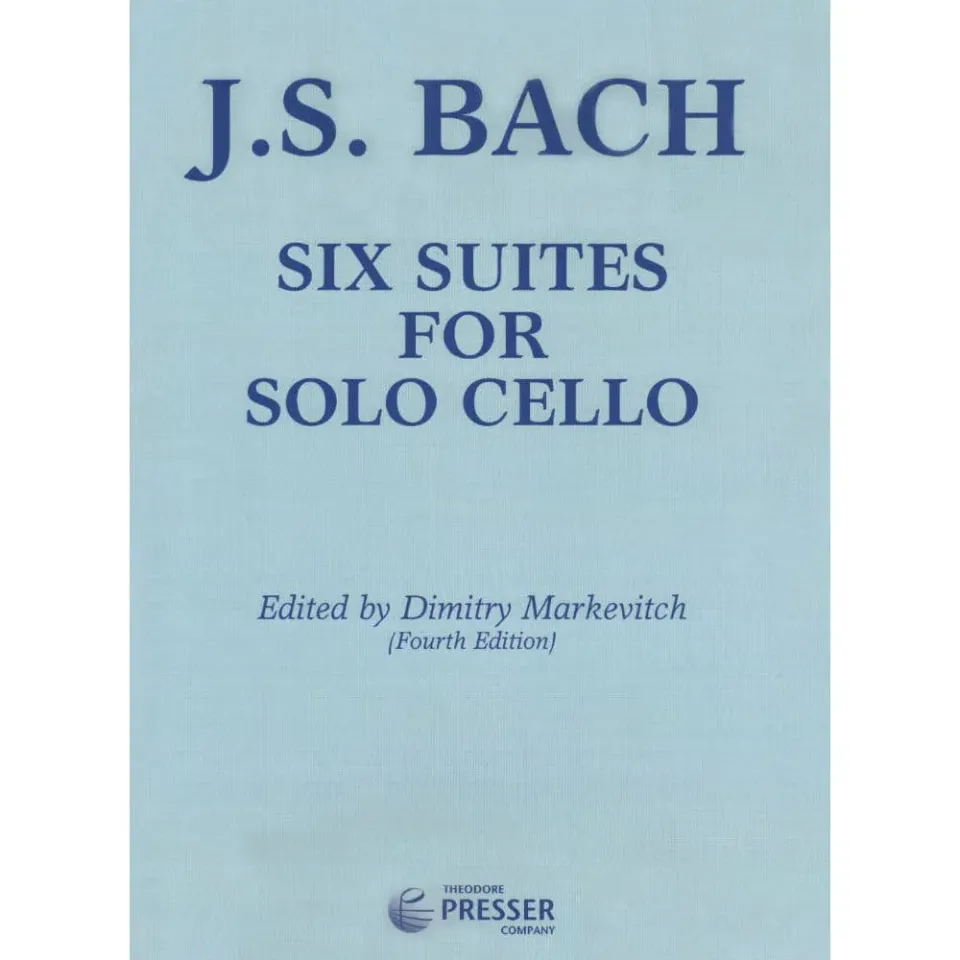 Shar Music Bach 6 Cello-Suiten BWV 1007 Noten Markevitch solo
