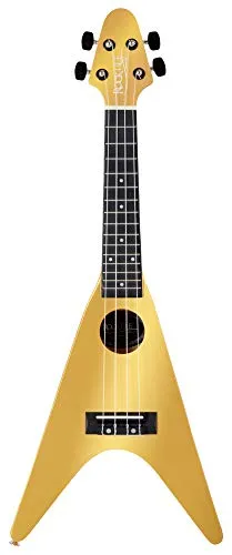 Rocktile FV-04 GD Sopran-Ukulele gold Heavy-Design