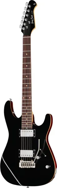 Harley Benton Progressive Fusion-III HH EB BK E-Gitarre schwarz