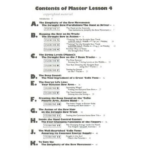 Arioso Wimmer Joy Cello Playing Lesson 4 Cello