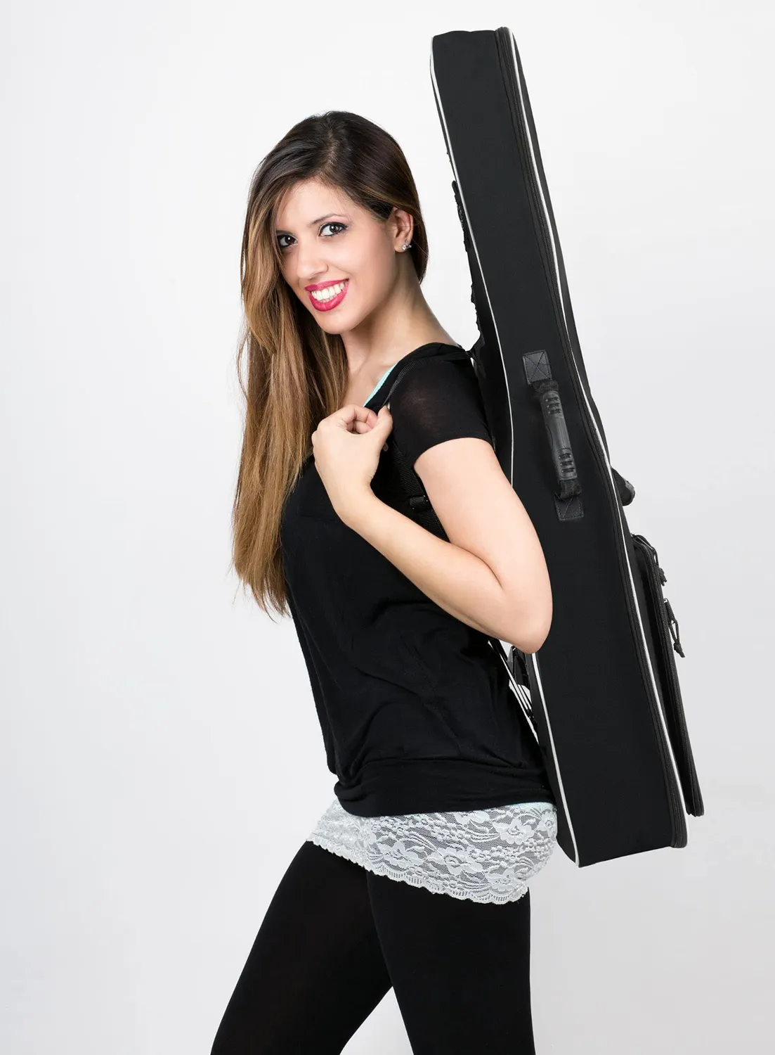 Rocktile Klassik-Gitarrentasche 4/4 Gigbag Schwarz