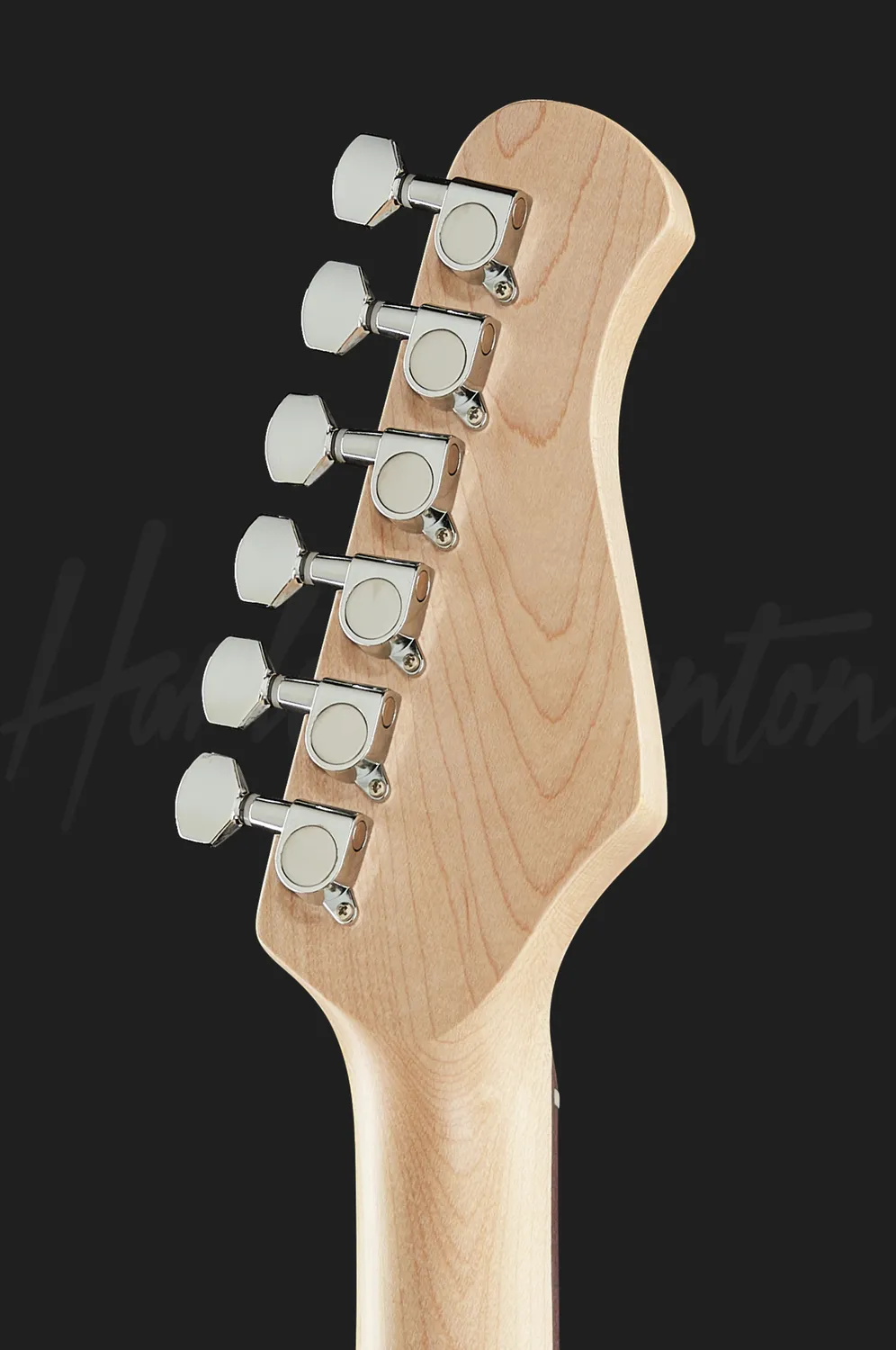 Harley Benton ST-20LH BK E-Gitarre Schwarz Links