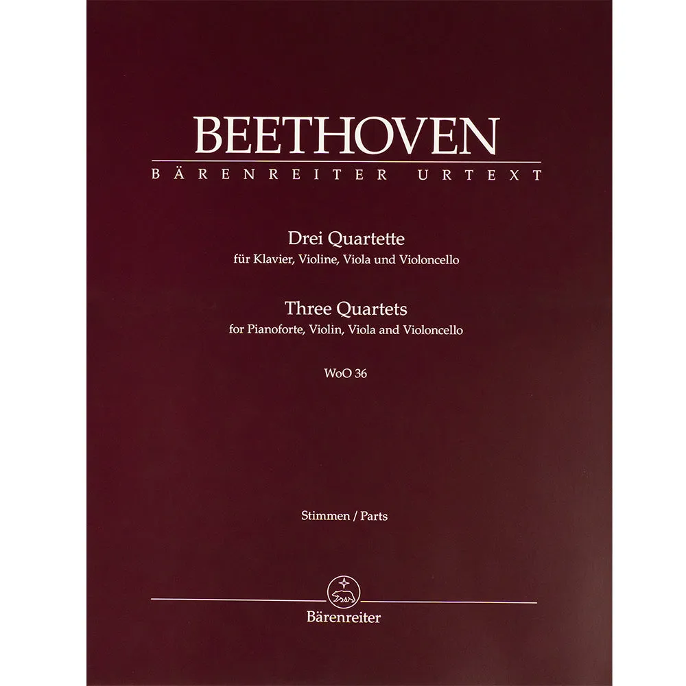 Beethoven WoO 36 Klavierquartette Noten Klavier Streicher