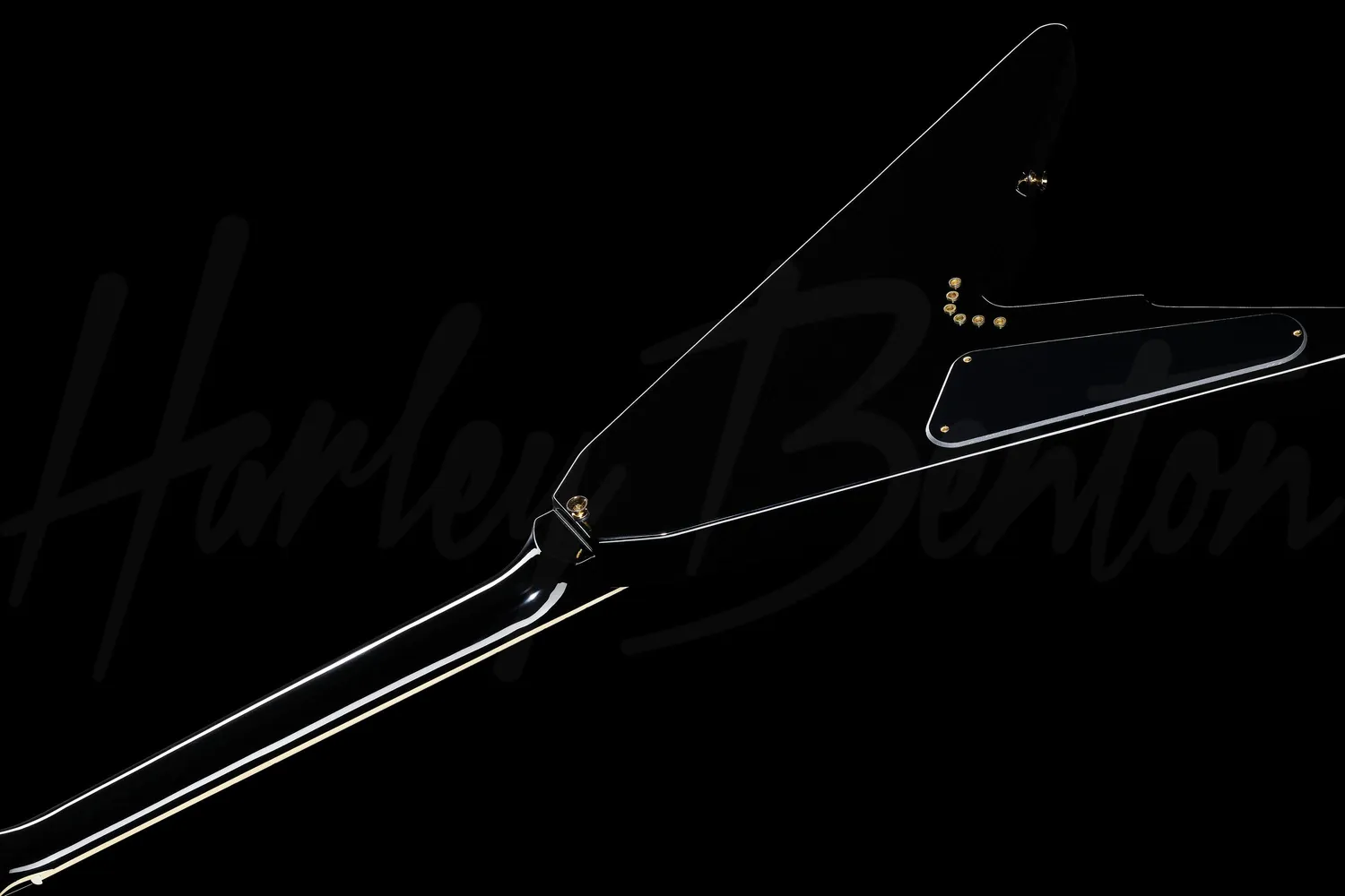 Harley Benton Deluxe Victory Plus BK E-Gitarre schwarz Humbucker