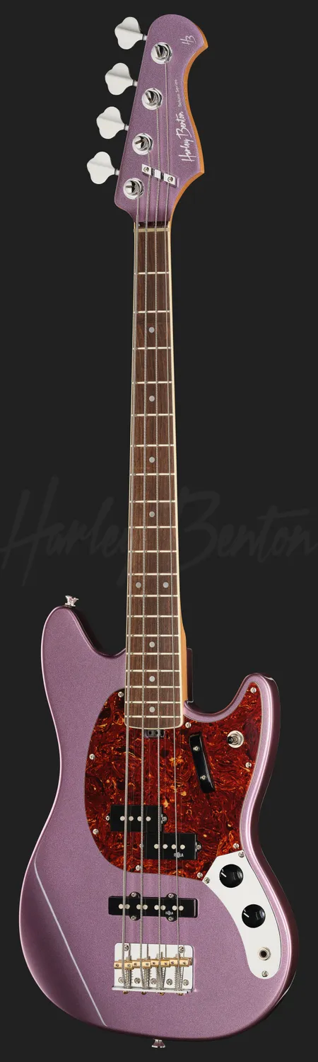 Harley Benton MV-4MSB E-Bass Shortscale Burgundy
