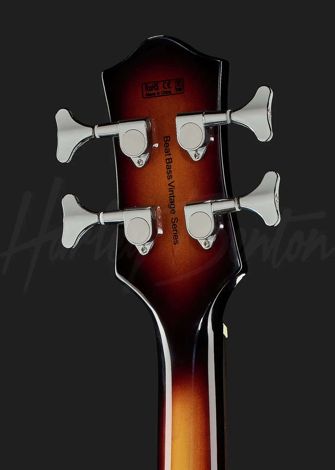 Harley Benton BeatBass FL VS Fretless-Bass Sunburst