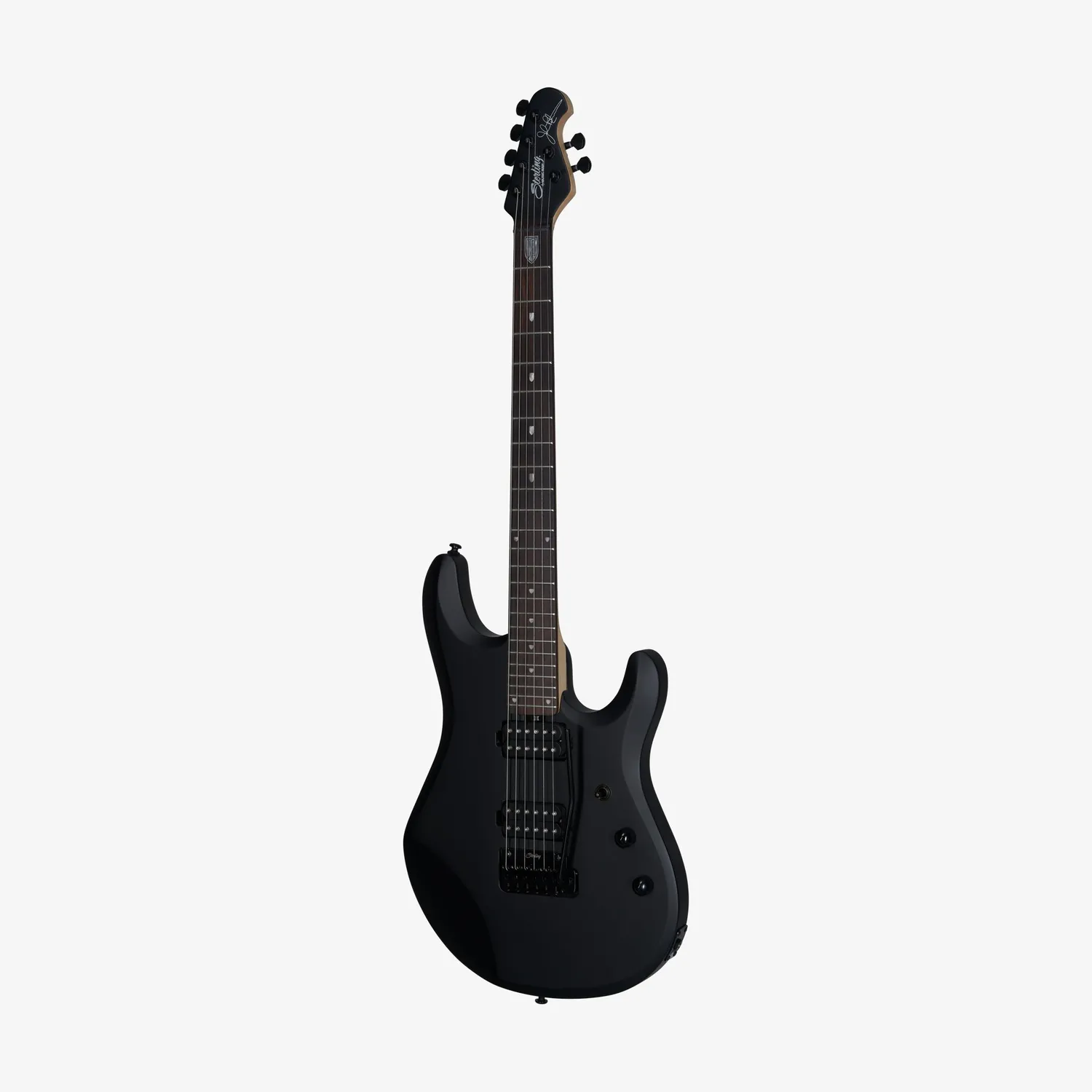 Sterling JP60 E-Gitarre Stealth Black Tremolo 6-saitig
