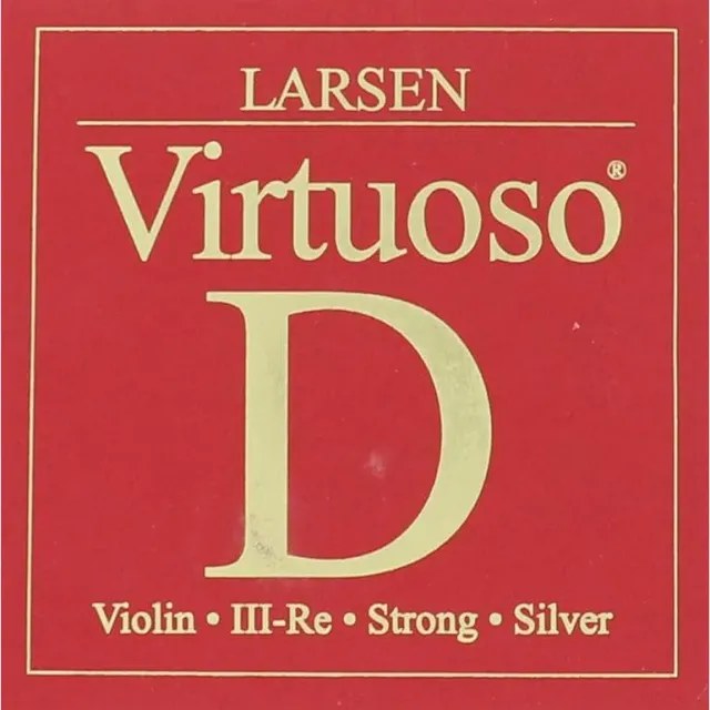Larsen Virtuoso Violine D-Saite 4/4 mittel silberumsponnen
