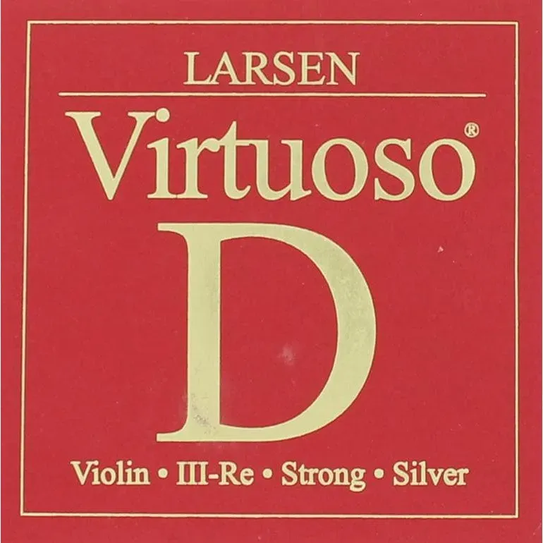 Larsen Virtuoso Violine D-Saite 4/4 mittel silberumsponnen