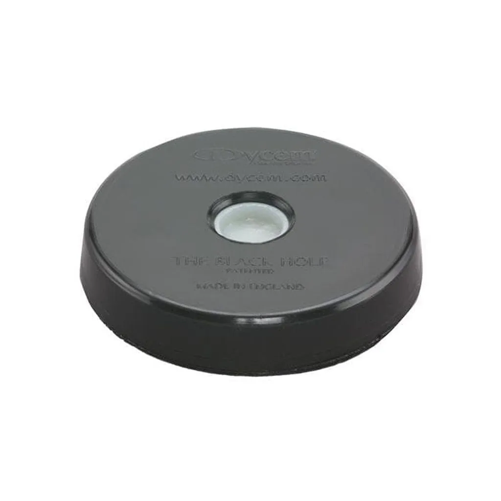 Dycem Black Hole Cellostachel Stopper Gummi schwarz