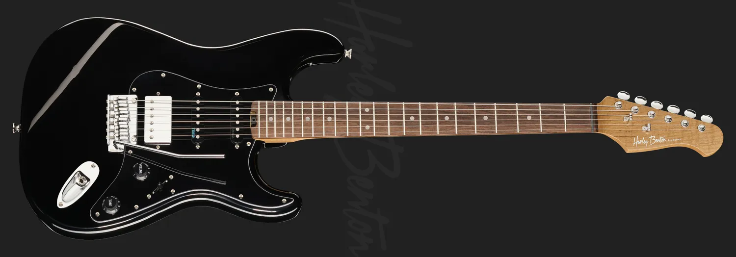 Harley Benton ST-Modern Plus HSS E-Gitarre schwarz