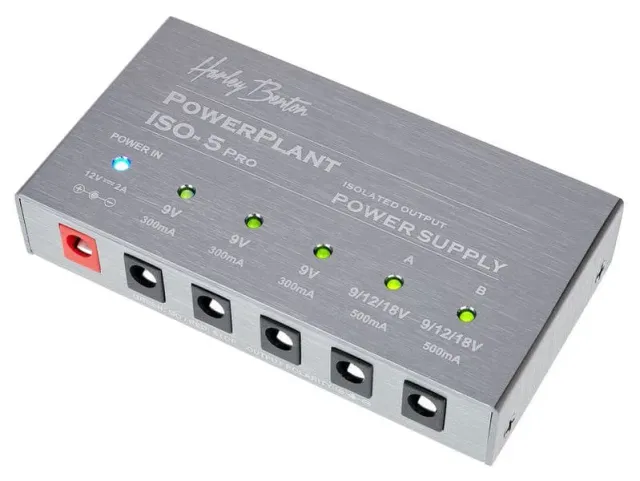 Harley Benton PowerPlant ISO-5 Pro Netzteil 5 Ausgänge
