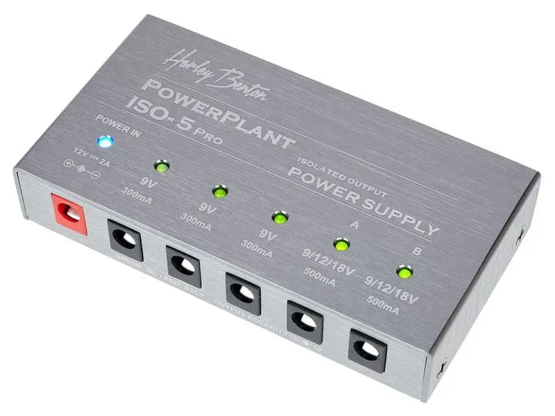 Harley Benton PowerPlant ISO-5 Pro Netzteil 5 Ausgänge