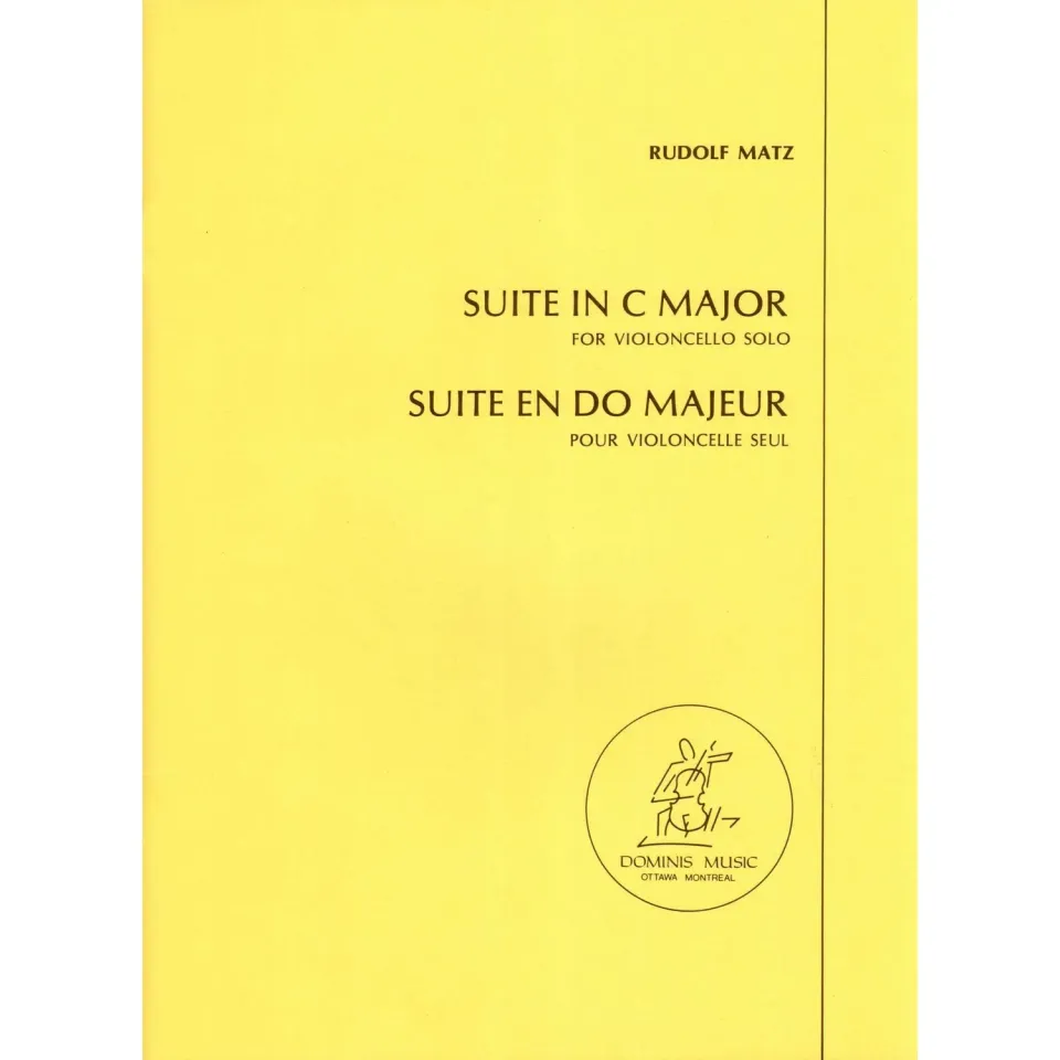 Shar Music Matz Suite in C Major Cello Noten Solo