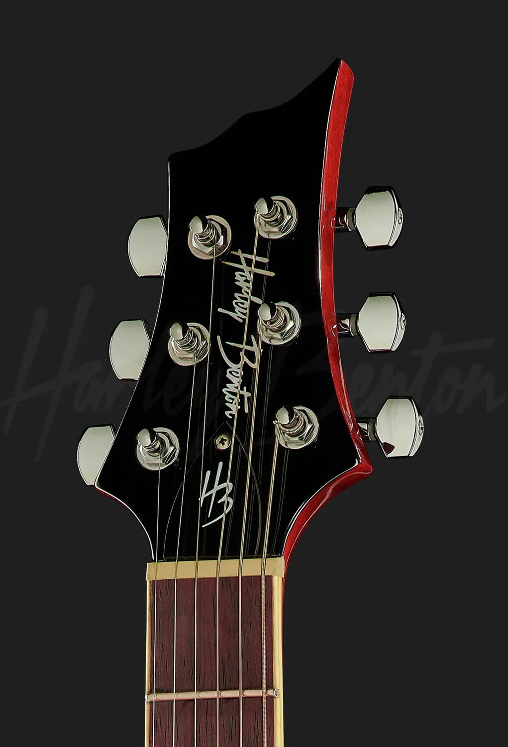 Harley Benton Deluxe Series CST-24T LH Paradise Flame E-Gitarre Tremolo