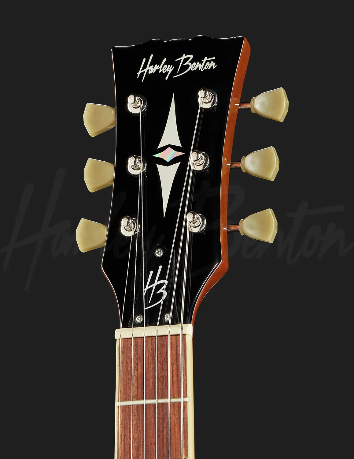 Harley Benton SC-450Plus LH E-Gitarre Honey Burst Linkshänder