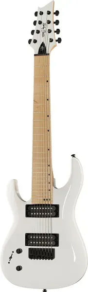 Harley Benton Rock Series R-458MN E-Gitarre links weiß 8-saitig