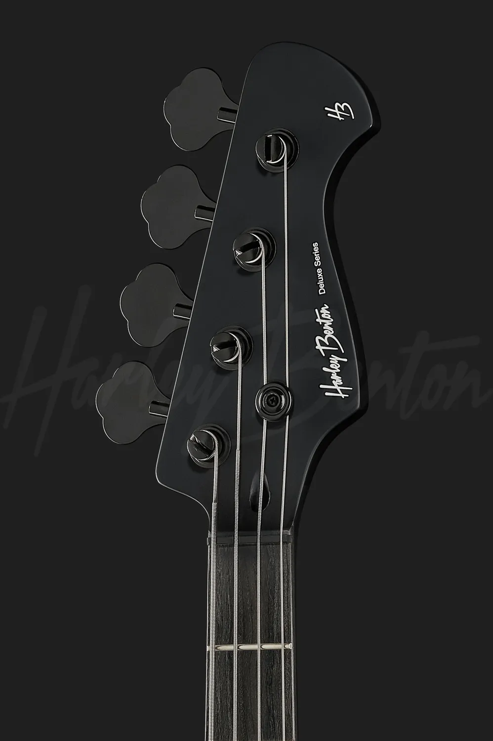 Harley Benton Pro Series MB-4 SBK E-Bass Satin Black