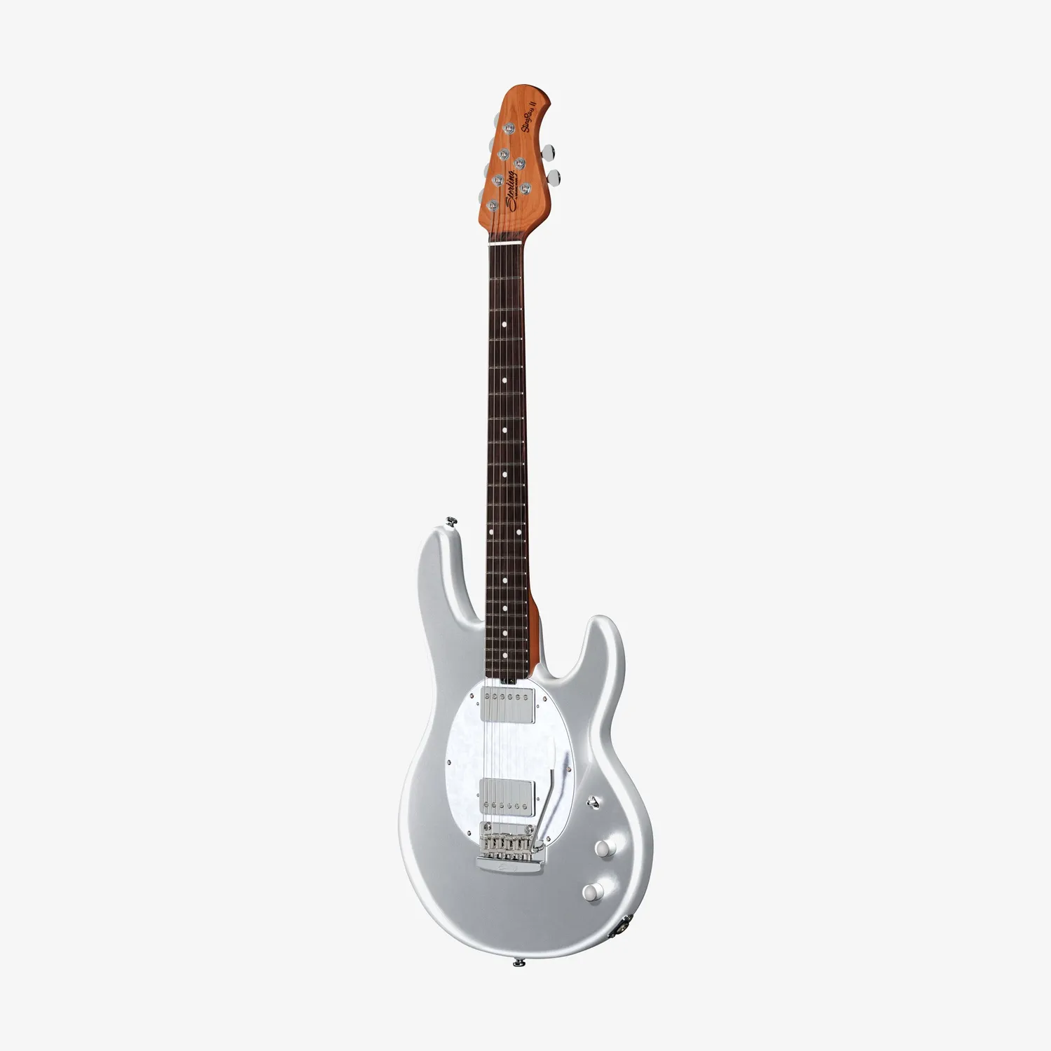 Sterling StingRay II E-Gitarre Silber Humbucker