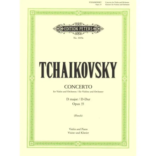 Tschaikowski Violinkonzert D-Dur Op. 35 Violinnoten Flesch