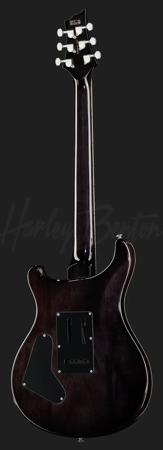 Harley Benton CST-24T Black Flame E-Gitarre Ahorn