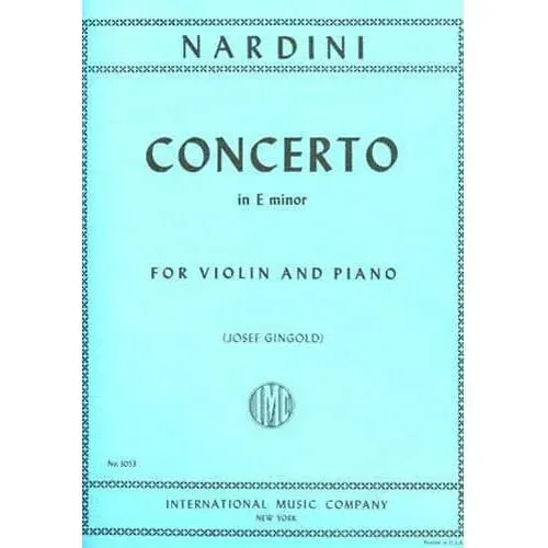 Nardini Konzert e-Moll Noten Violine solo Gingold