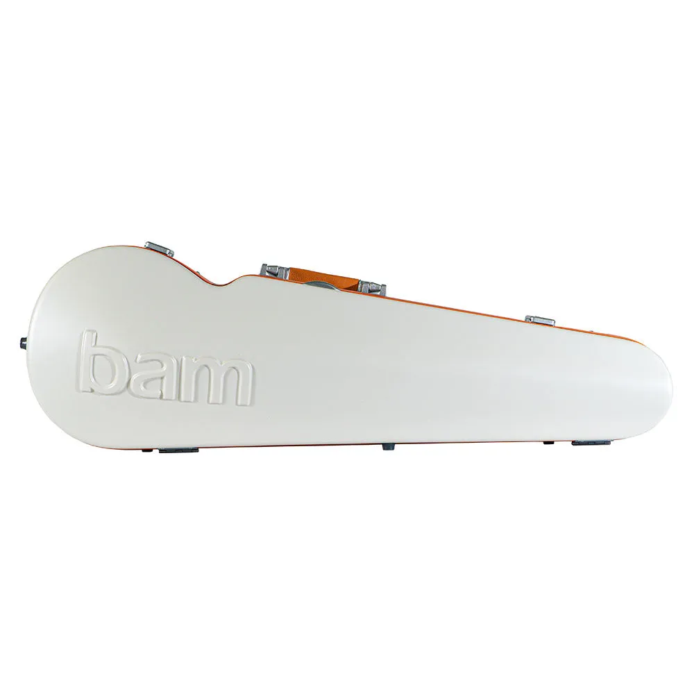 BAM Graffiti Hightech Contour Violinkoffer 4/4 Weiß-Orange