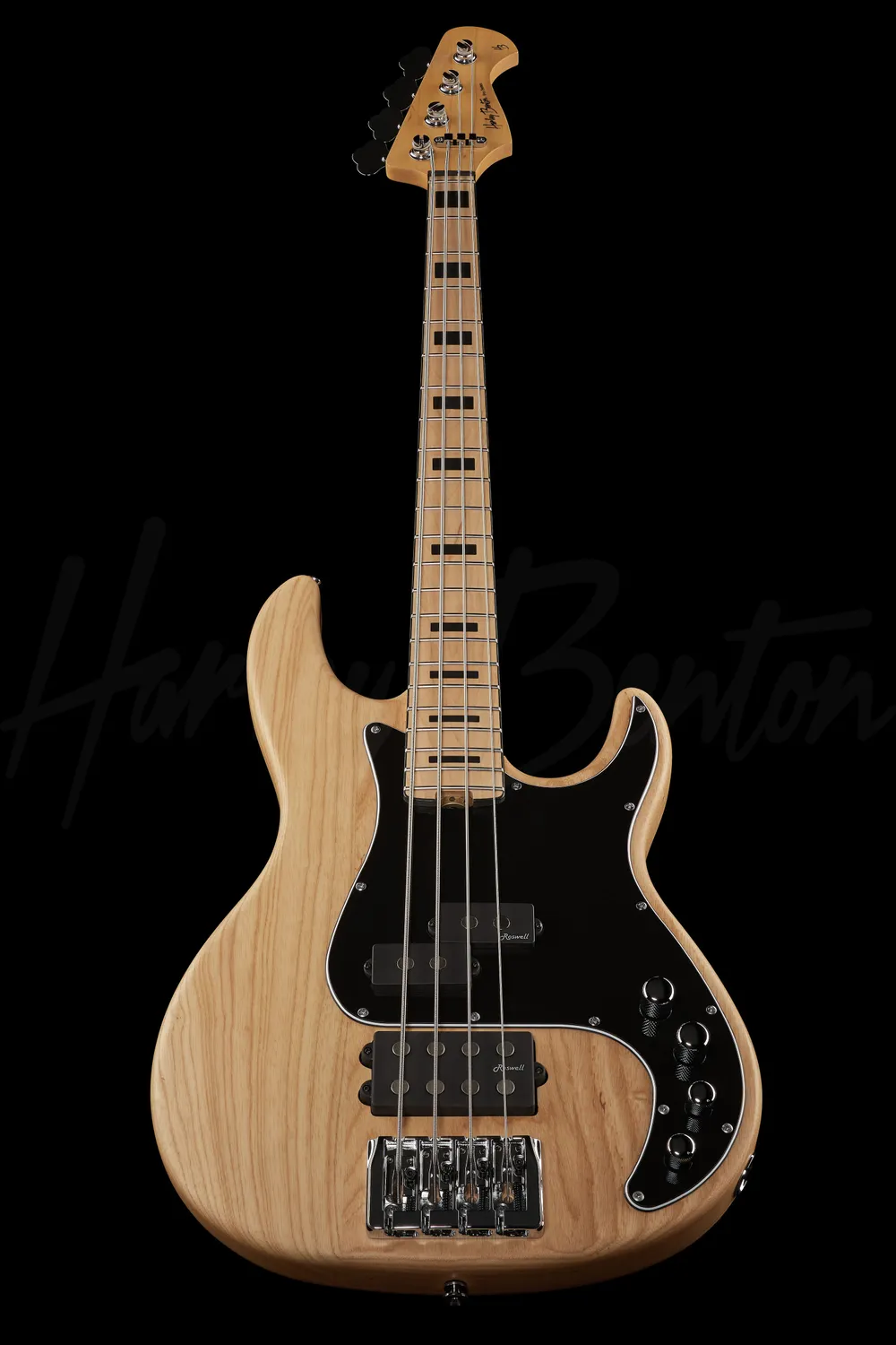 Harley Benton Pro Series Enhanced MP-4MN E-Bass Natural Ahorn