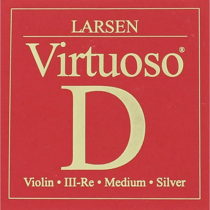 Larsen Virtuoso Violine D-Saite 4/4 mittel silberumsponnen