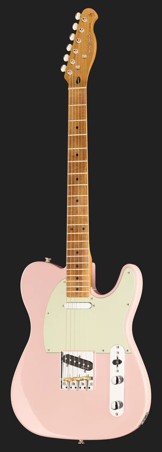 Harley Benton TE-62CC E-Gitarre Shell Pink Singlecoil