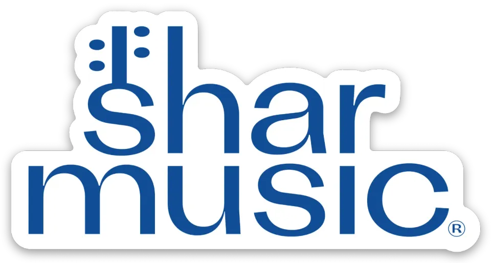 Shar Music Logo Aufkleber Sticker für Koffer und Flasche