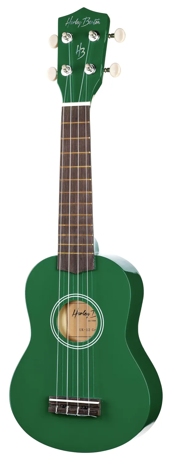 Harley Benton HBUK12 Soprano Ukulele Grün Laminat