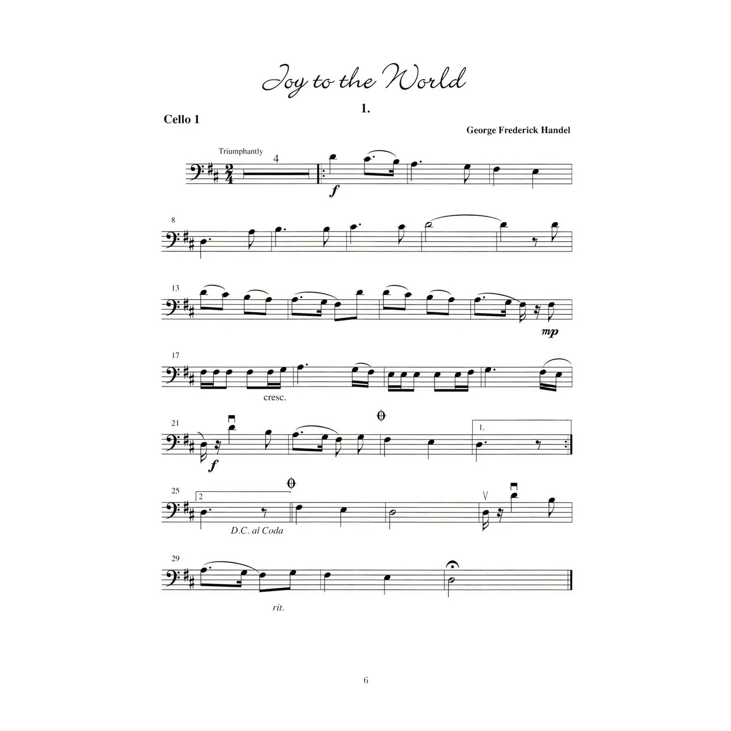 Shar Music My Very Best Christmas Cello Noten für 1-2 Celli Klavier