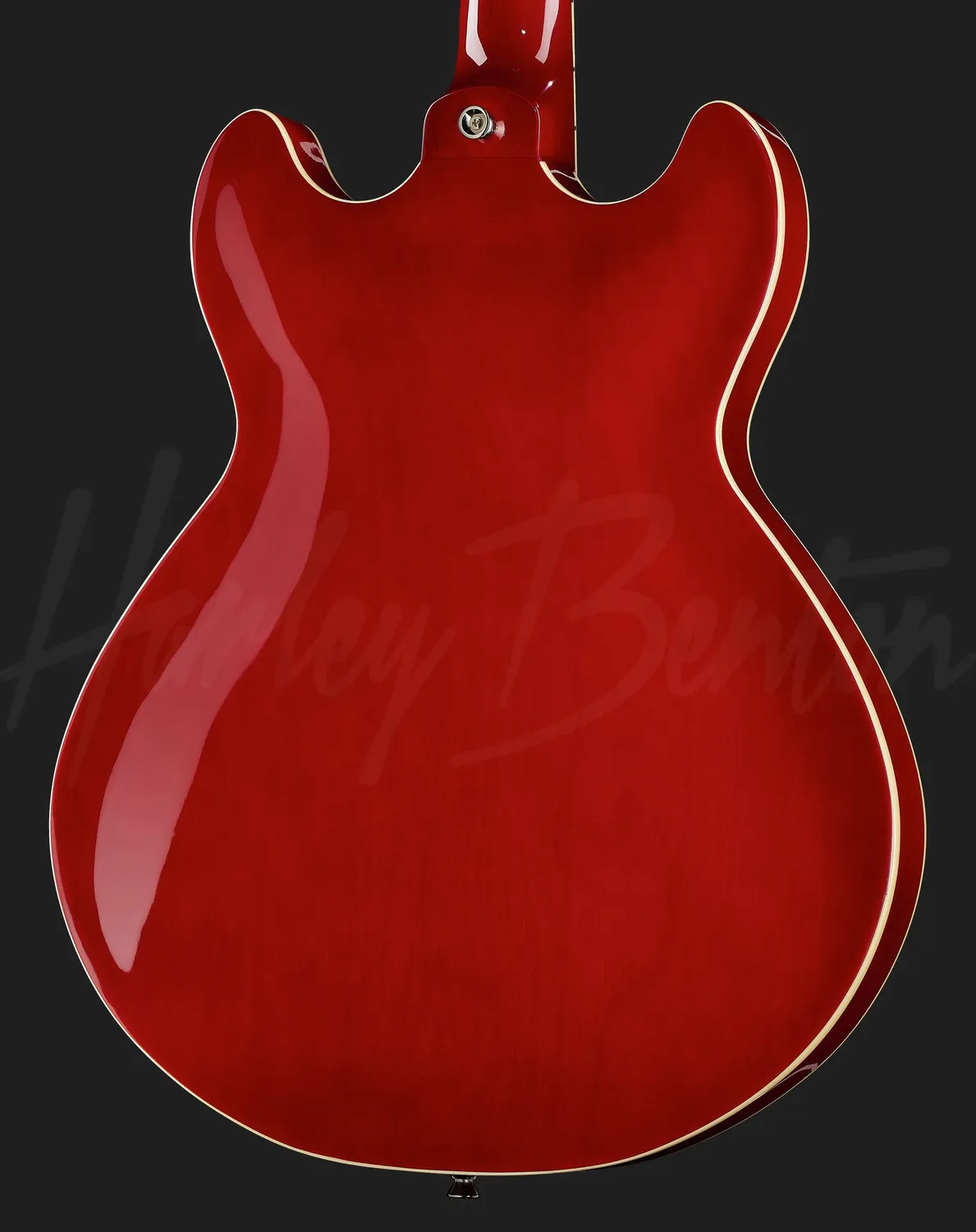 Harley Benton Vintage HB-35 Halbakustik-Gitarre Cherry Sustainblock