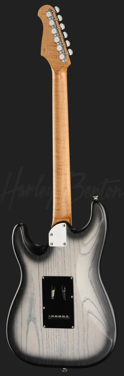 Harley Benton Deluxe ST-Modern Plus HSS E-Gitarre Silver Blast