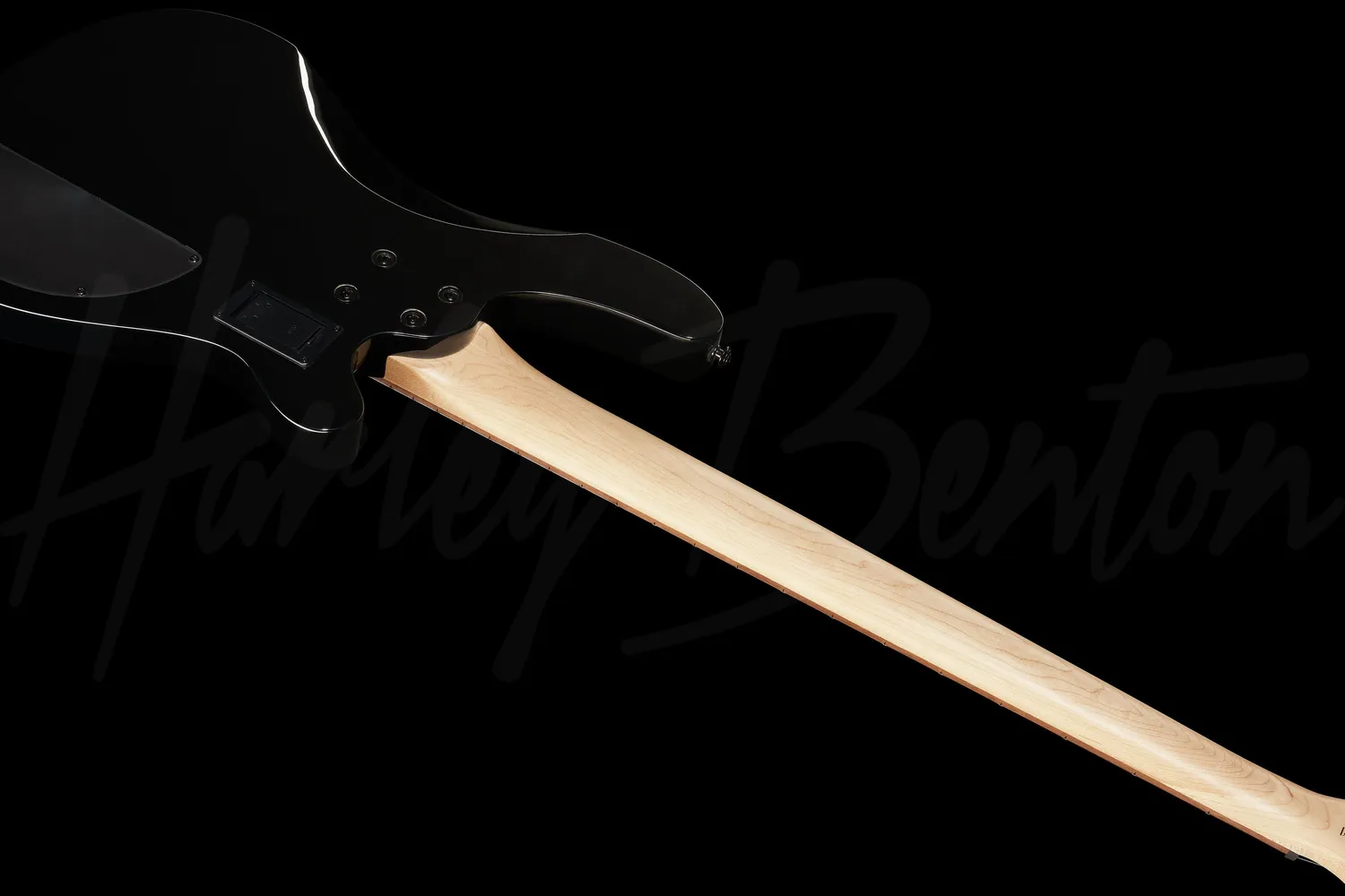 Harley Benton B-450LH E-Bass aktiv schwarz Linkshänder