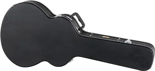 Rocktile Gitarrenkoffer Jumbo Jazz 4/4 Koffer schwarz 110 cm