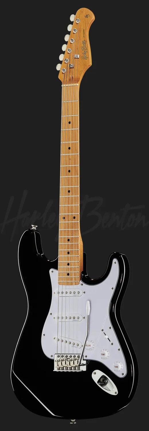 Harley Benton Classic Series ST-62MN BK E-Gitarre schwarz Singlecoil