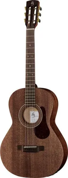 Harley Benton CLP-15ME Parlor-Gitarre Vollmahagoni Tonabnehmer